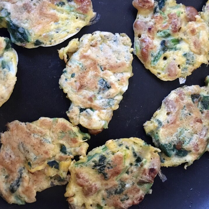 幼児食 納豆とほうれん草のおやき レシピ 作り方 By えみすけ0309 楽天レシピ 幼児食 納豆とほうれん草のおやき レシピ 作り方 By えみすけ0309 楽天レシピ